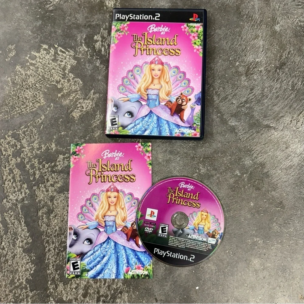 Barbie As The Island Princess PlayStation 2 Complete Game